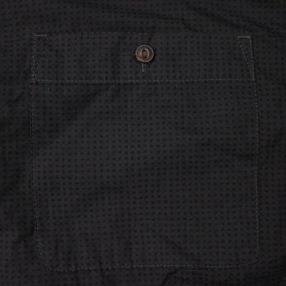 Mountain Hardwear Conness Lakes Shirt Mens XL Black 100% Cotton Short Sleeve - Picture 8 of 14